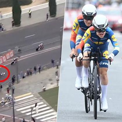 Lidl-Trek sejrede på holdtidskørslen i Vuelta Femenina, trods uheldigt styrt – se det her