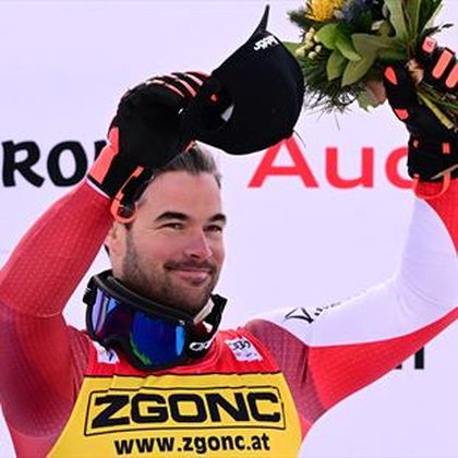 Kriechmayr survives late hiccup to lead home Austria one-two in Val Gardena super-G