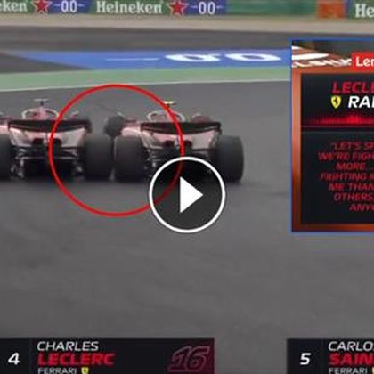 Leclerc-Sainz, scintille nella Sprint! Charles furioso: cosa è successo