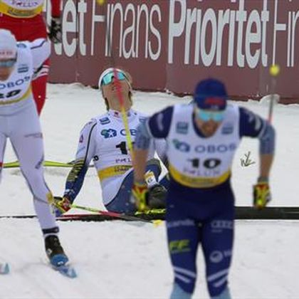 Esquí de fondo, Copa del Mundo: El inoportuno tropiezo de Svensson a pocos metros de la meta
