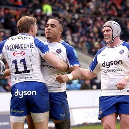 Bath and Bristol record bonus-point wins to consolidate top two spots
