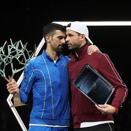 'I'm sorry, Grigor' - Djokovic breaks off interview to console Dimitrov after Paris triumph