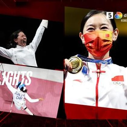Kinesiske Sun Yiwen vinder guld i fægtning