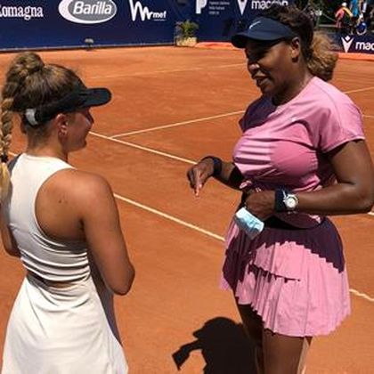Serena Williams y Sara Sorribes brillan en el debut en Parma
