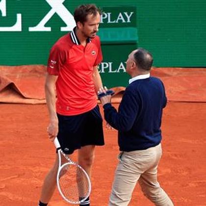 'Please don’t shout at him' - Medvedev overcomes outburst to beat Monfils
