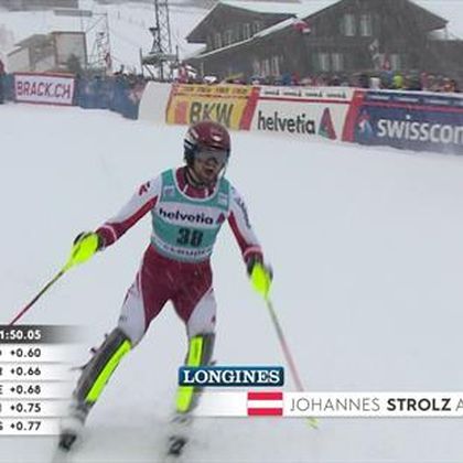 Austriecii au dat recital în slalomul de la Adelboden! Johannes Strolz, prima victorie a carierei
