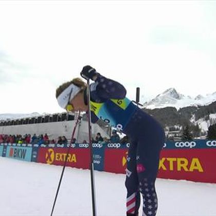 Davos | Johaug viert op de 10 kilometer haar tweede succes van dit seizoen
