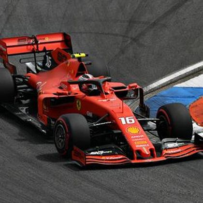 Leclerc completes practice clean sweep for Ferrari in Germany