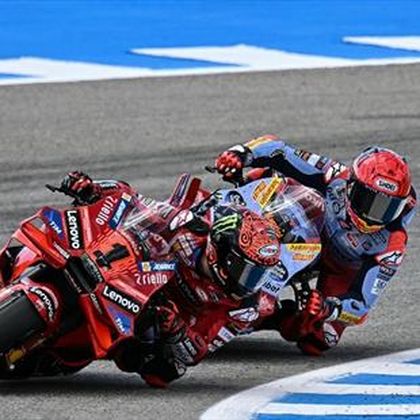 MotoGP: Marquez első ducatis győzelméért hajtott, de Bagnaia nyerte a gigászok csatáját