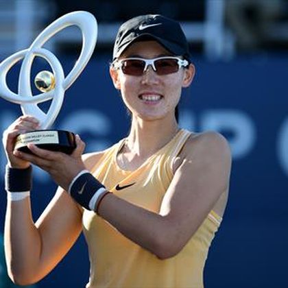 Zheng wins first WTA title at Silicon Valley Classic