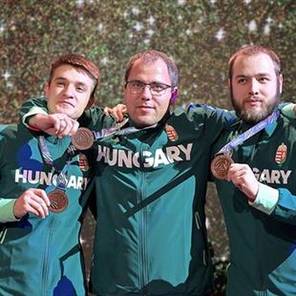 A magyar férfi pisztolyos csapat meglepő bronzérmével zárult a győri Európa-bajnokság
