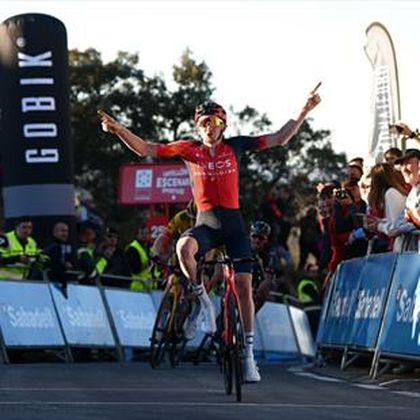 Geoghegan Hart celebrates first stage win in three years at Vuelta a Valencia