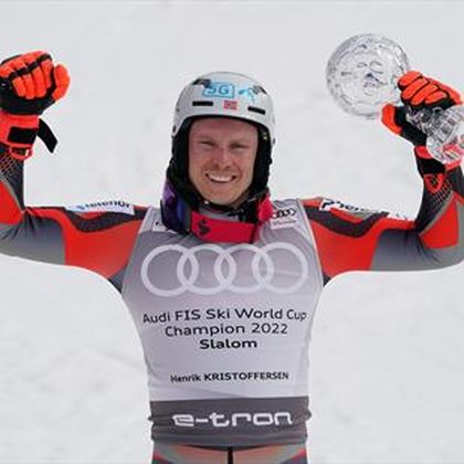 Kristoffersen takes men's slalom World Cup title for third time