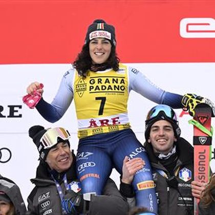 'I didn't think it was possible' - Brignone takes surprise victory in Are after poor first run