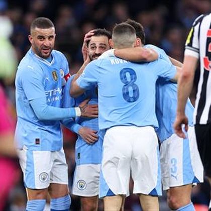 Manchester City (rival real madrid)-Newcastle: Bernardo Silva da el viaje directo a Wembley (2-0)