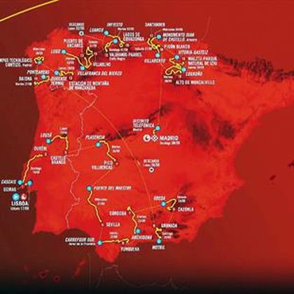 Vuelta-Strecke: So sieht der Kurs 2024 von Lissabon nach Madrid aus