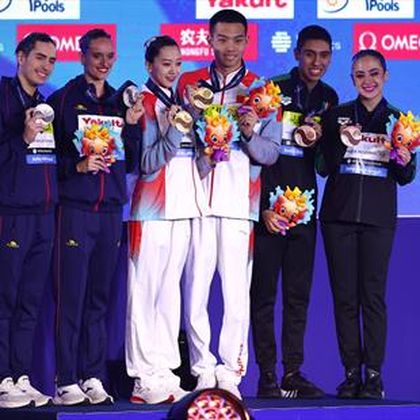 Cheng e Shi regalano l'oro mondiale alla Cina nel duo libero misto