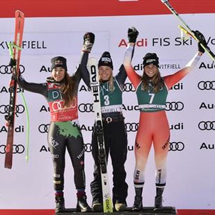 Lie takes gold in women's downhill, Goggia seals World Cup Crystal Globe