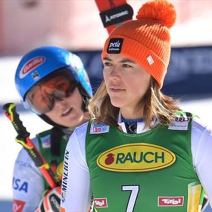 Shiffrin v Vlhova remains one of sport’s great rivalries, despite what they both say