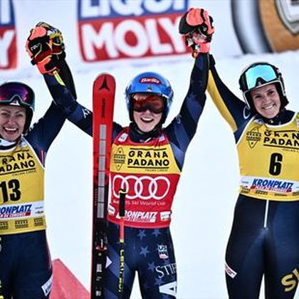 Shiffrin seals World Cup win 84 with stunning performance to edge closer to all-time record