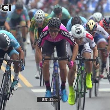 Gomez vince per un soffio la prima tappa del Tour de Taiwan: battuto Eric Young al fotofinish