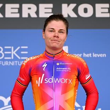 ‘Wanted to race no matter what’ - Kopecky wins Nokere Koerse four days after brother's death