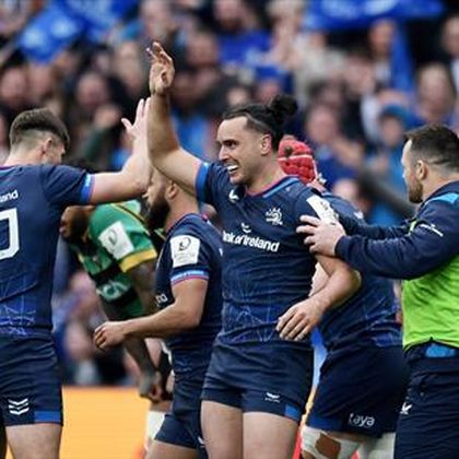 Lowe scores hat-trick as Leinster hold on to reach third final in a row