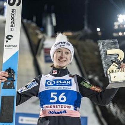 Rising star Prevc dominates in Villach to move top of ski jumping World Cup standings