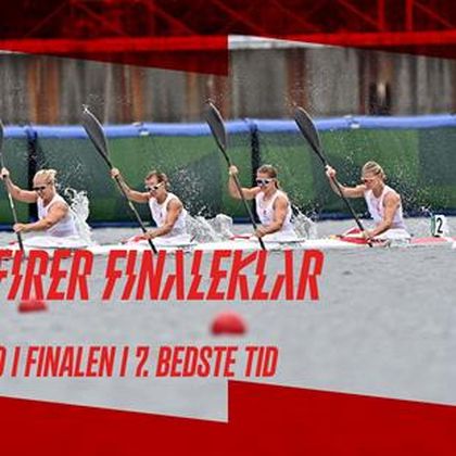Dansk firerkajak er finaleklar! Se semifinale heatet, der gav Emma Aastrand sin tredje finale ved OL