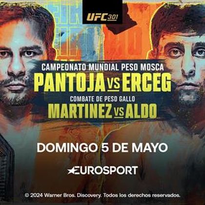 UFC 301: Pantoja vs Erceg y Martinez vs Aldo, el octágono hace parada en Río de Janeiro (APP, 02:00)