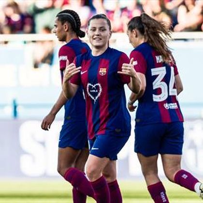 Barcelona-Villarreal: Del susto a la goleada con doblete de Salma (5-1)