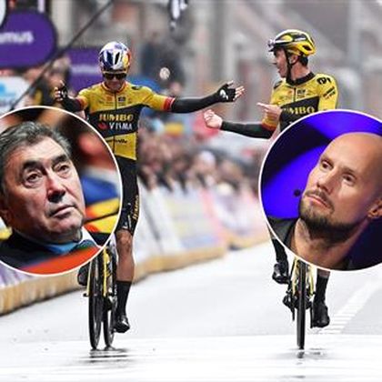 Gent-Wevelgem | Onbegrip bij Merckx en Boonen - "Van Aert krijgt spijt dat hij Laporte liet winnen"