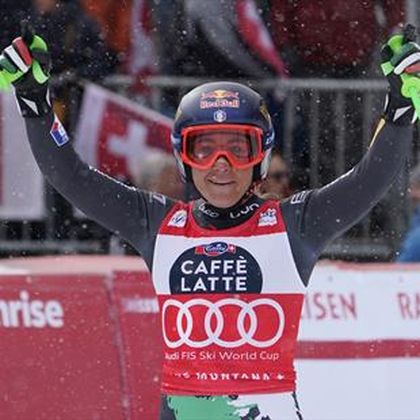 Goggia wins Crans-Montana downhill in tricky conditions to close in on crystal globe