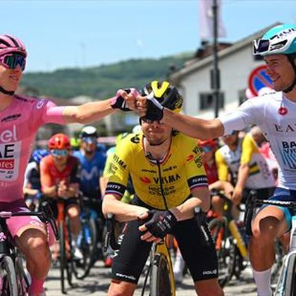 Giro d'Italia | Klassementen - Pogacar loopt verder uit - Tiberi slaat aanval van Arensman af