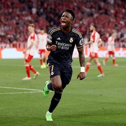 Vinicius Jr. strikes twice as Bayern and Real end all square after thrilling first leg