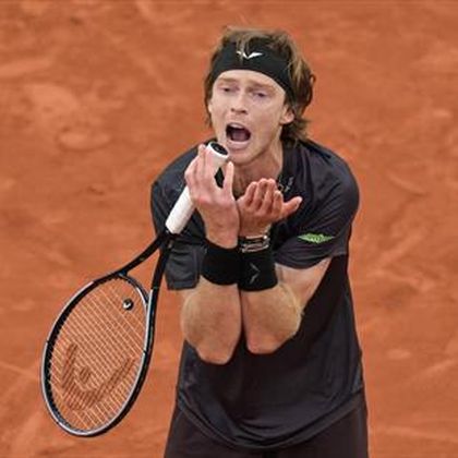 'Frustration and Fury!' - Rublev 'completely loses it' as he smashes racquets, kicks bench