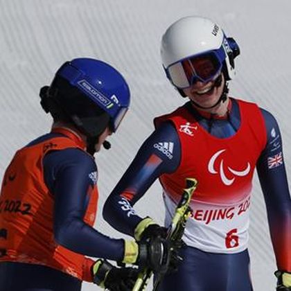 Simpson clinches GB's first Beijing gold in super-G
