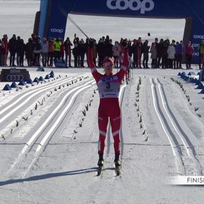 Yulia Stupak vince la mass start, Weng e Andersson a podio
