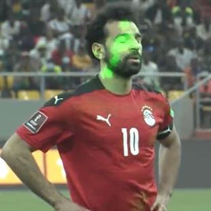 Salah targeted with green lasers before missing in crucial shootout defeat to Senegal