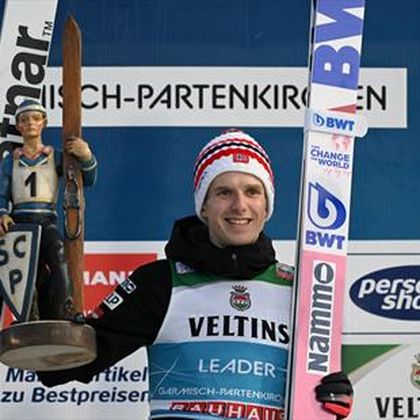 Granerud keeps Grand Slam dream alive with Garmisch win to make it two from two