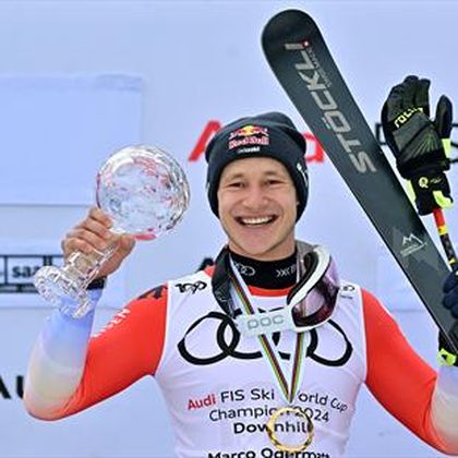 ‘Something special’ - Odermatt overjoyed to win downhill title for fourth World Cup crystal globe