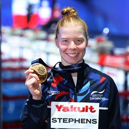 Stephens becomes Britain's first female individual swimming world champion since 2011