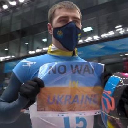 El COI no sancionará a Vladyslav por mostrar un mensaje de "no a la guerra en Ucrania"