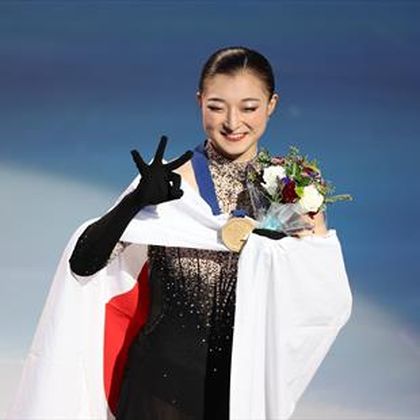 Kaori Sakamoto achieves historic 'three-peat' at World Figure 