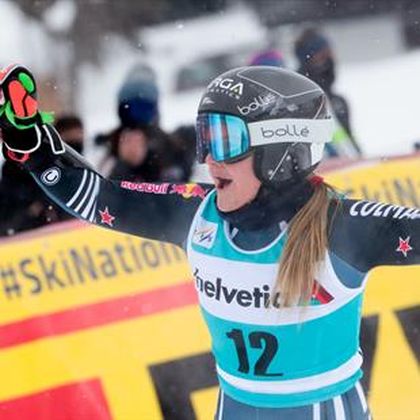 Robinson's sizzling run denies Shiffrin in final giant slalom of season
