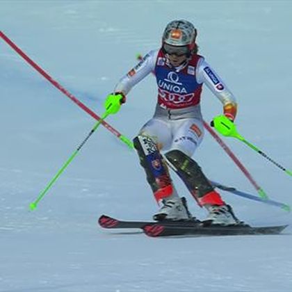 Petra Vhlova, cea mai bună în prima manșă a slalomului de la Lienz
