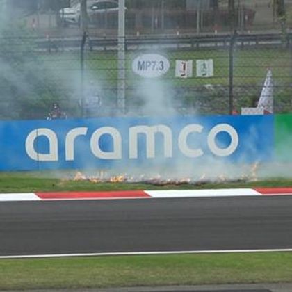 Incendio a bordo pista durante le Qualifiche Sprint: cosa è successo