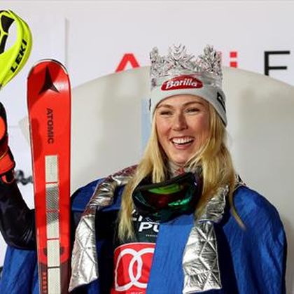 Shiffrin moves within one of Vonn’s World Cup record with slalom victory in Zagreb