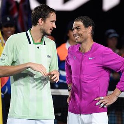 Medvedev, sobre Nadal y Djokovic: "Es un privilegio poder jugar contra ellos"