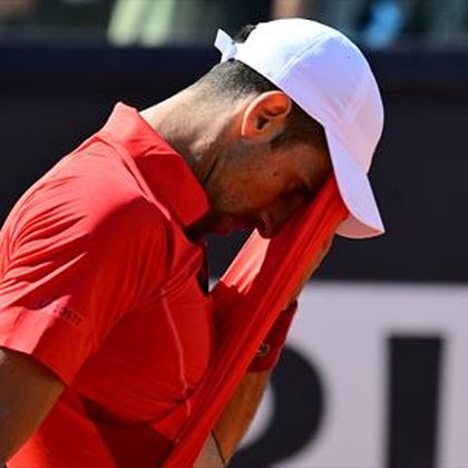 A kulacsos incidens óta nem érzi magát a réginek a Rómában váratlanul simán kieső Djokovic